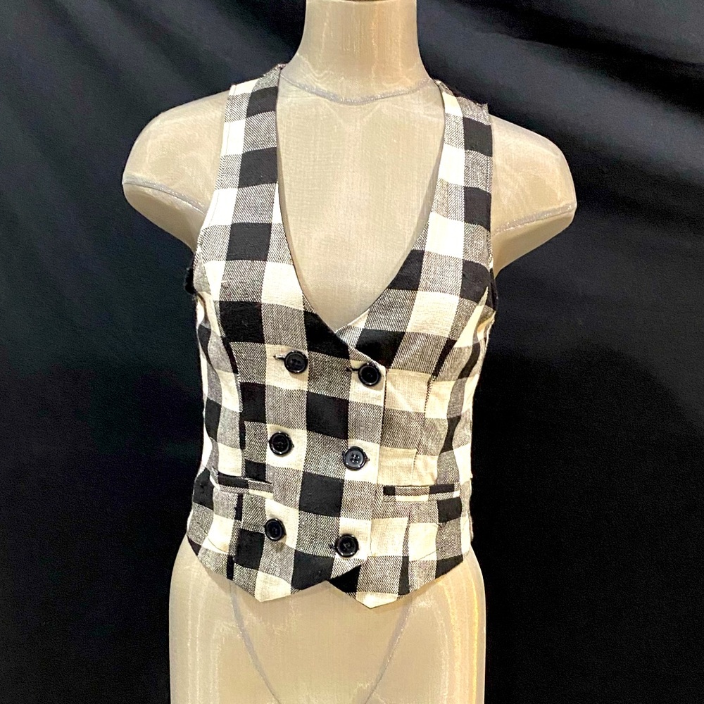 Checkered Vest (Size XS)